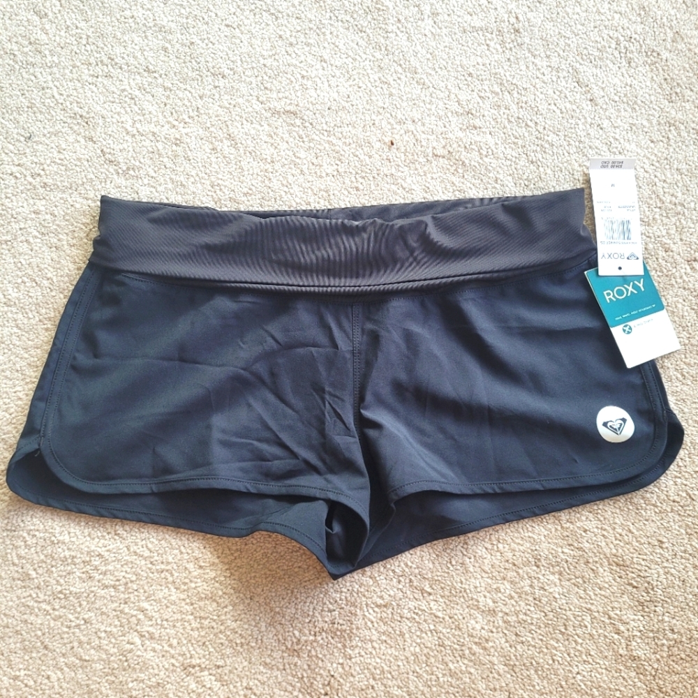 NWT - Roxy black athletic shorts Endless Summer 2" boardshorts